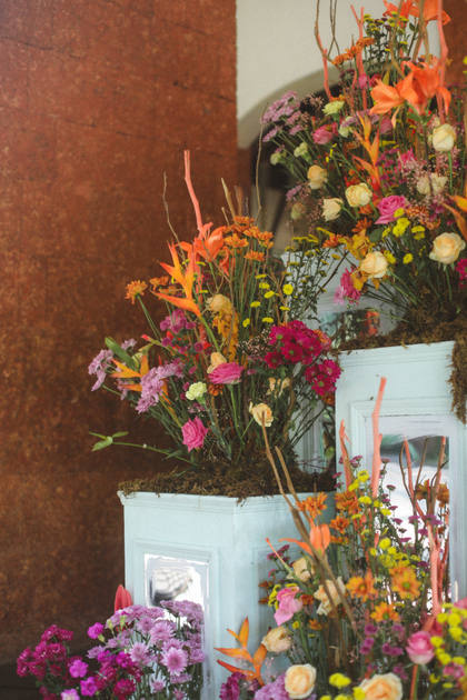 Floral detail — Brunch decor — Alila Diwa Goa